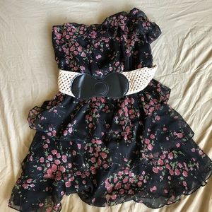 Mini floral dress